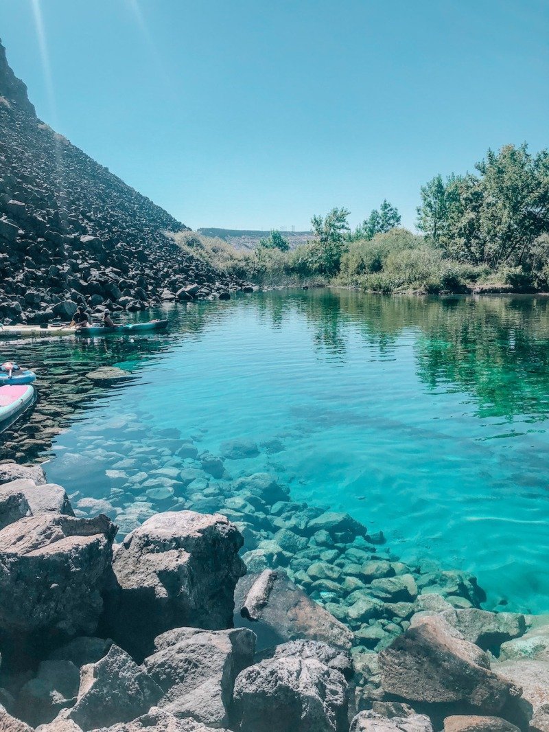 How to Get to Blue Heart Springs Idaho - The Traveling Spud